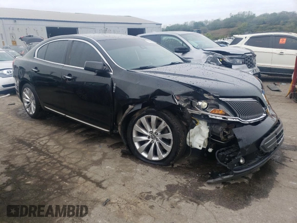 2013 Lincoln MKS with VIN 1LNHL9DK2DG615474, listed as a Copart auction lot 72992954 with 267,975 mi miles and Salvage Title. Bid and sale history available at carsss.com. Image 4.