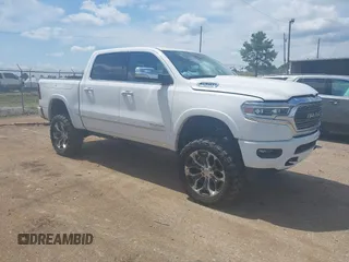 2021 Ram 1500 Limited with VIN 1C6SRFHT9MN518799, listed as a IAAI auction lot 42590075 with 76,717 mi miles and . Bid and sale history available at DreamBid. Image 1.
