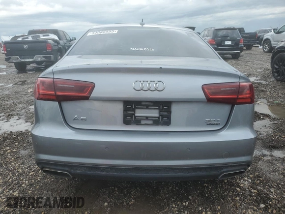 2016 Audi A6 Premium Plus with VIN WAUFGAFC8GN015918, listed as a Copart auction lot 54068555 with Not Provided miles and Clean Title. Bid and sale history available at DreamBid. Image 6.