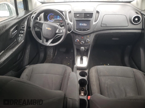 2015 Chevrolet Trax LS with VIN KL7CJKSB8FB093767, listed as a Copart auction lot 73109284 with 182,582 mi miles and Salvage Title. Bid and sale history available at carsss.com. Image 8.
