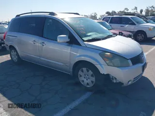 2006 Nissan Quest S Special Edition with VIN 5N1BV28U06N108977, listed as a IAAI auction lot 41739468 with 121,996 mi miles. Bid and sale history available at carsss.com. Image 1.