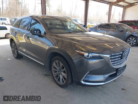 2021 Mazda CX-9 Signature with VIN JM3TCBEY9M0504963, listed as a IAAI auction lot 41756255 with 49,946 mi miles. Bid and sale history available at carsss.com. Image 1.