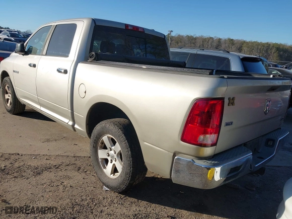 2010 Dodge Ram 1500 SLT with VIN 1D7RB1CP7AS184820, listed as a IAAI auction lot 41338962 with 291,387 mi miles. Bid and sale history available at carsss.com. Image 3.