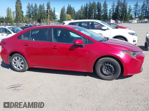 2021 Toyota Corolla LE with VIN 5YFEPMAE2MP180273, listed as a IAAI auction lot 42100956 with 32,168 mi miles. Bid and sale history available at carsss.com. Image 13.