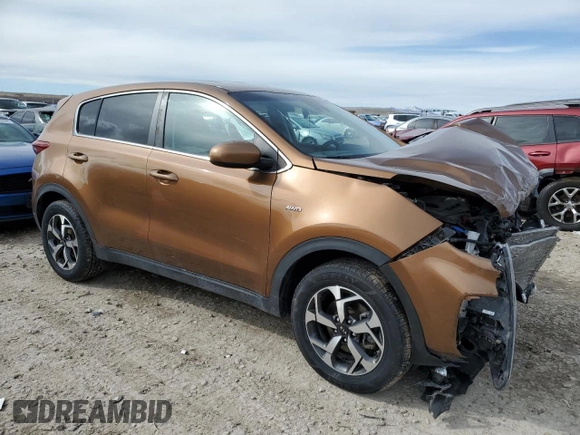2021 Kia Sportage LX with VIN KNDPMCAC0M7876075, listed as a Copart auction lot 50161285 with Not Provided miles and Salvage Title. Bid and sale history available at carsss.com. Image 4.