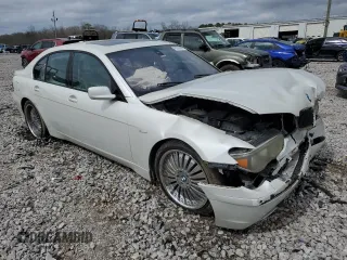 2004 BMW 7 Series 745i with VIN WBAGL63444DP70074, listed as a Copart auction lot 45068004 with Not Provided miles and Salvage Title. Bid and sale history available at DreamBid. Image 4.