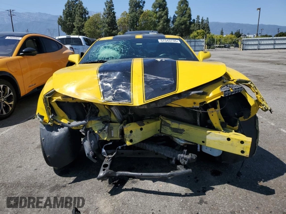 2010 Chevrolet Camaro 2LT with VIN 2G1FG1EV3A9100500, listed as a Copart auction lot 57343735 with 108,434 mi miles and Salvage title. Bid and sale history available at DreamBid. Image 5.