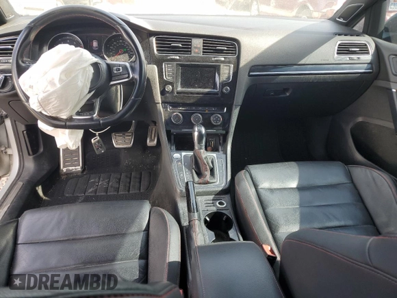 2015 Volkswagen GTI SE with VIN 3VW4T7AU6FM007265, listed as a Copart auction lot 74313094 with 141,628 mi miles and Salvage Title. Bid and sale history available at DreamBid. Image 8.
