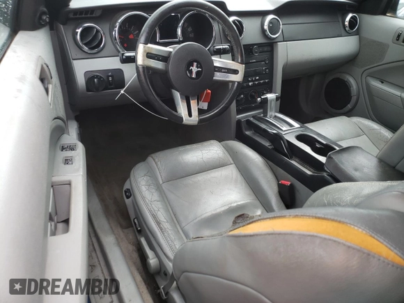 2007 Ford Mustang Deluxe with VIN 1ZVFT84N175273366, listed as a Copart auction lot 56422655 with 167,930 mi miles and Salvage title. Bid and sale history available at DreamBid. Image 8.
