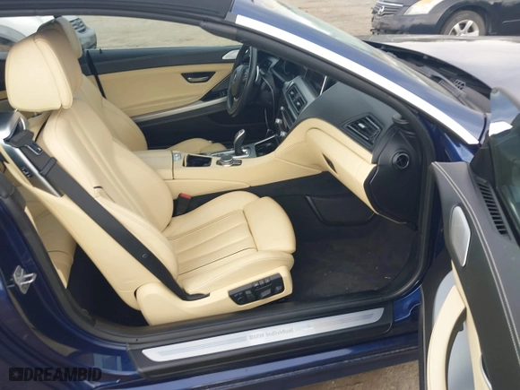 2017 BMW 6 Series 650i with VIN WBA6F5C55HD996913, listed as a IAAI auction lot 41876133 with 42,338 mi miles. Bid and sale history available at carsss.com. Image 5.