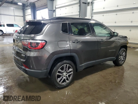 2017 Jeep Compass Latitude with VIN 3C4NJDBBXHT692968, listed as a Copart auction lot 57858445 with 145,838 mi miles and Salvage title. Bid and sale history available at DreamBid. Image 3.