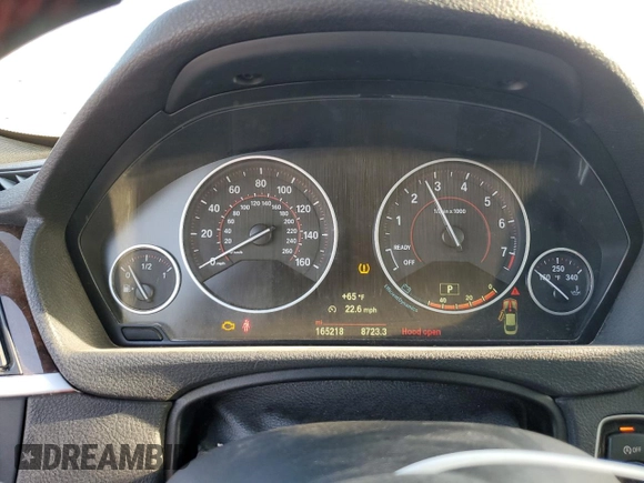 2015 BMW 4 Series 428i with VIN WBA3N3C59FK233053, listed as a Copart auction lot 52651415 with 165,218 mi miles and Salvage Title. Bid and sale history available at DreamBid. Image 9.