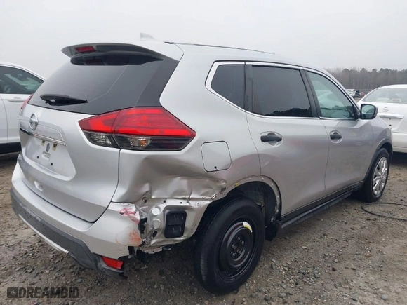 2017 Nissan Rogue SV with VIN KNMAT2MT7HP575937, listed as a IAAI auction lot 41764553 with 146,046 mi miles. Bid and sale history available at carsss.com. Image 6.