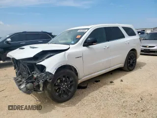 2020 Dodge Durango R/T with VIN 1C4SDHCT4LC394171, listed as a Copart auction lot 60439385 with 66,263 mi miles and Salvage title. Bid and sale history available at DreamBid. Image 1.