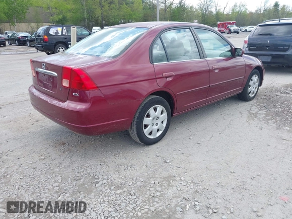 2002 Honda Civic EX with VIN 2HGES26772H557066, listed as a IAAI auction lot 42225294 with 137,867 mi miles and . Bid and sale history available at DreamBid. Image 4.