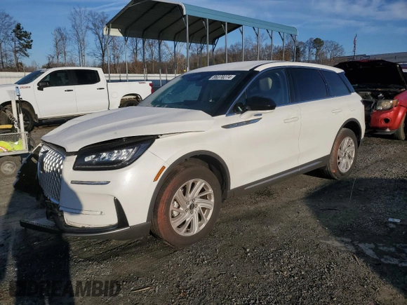 2023 Lincoln Corsair Standard z VIN 5LMCJ1CA9PUL03343, wystawiony jako Copart lot #86370274 z przebiegiem 21 518 mil mil oraz Szkoda całkowita • Salvage title. Historia ofert i sprzedaży dostępna na DreamBid. Obrazek 1.