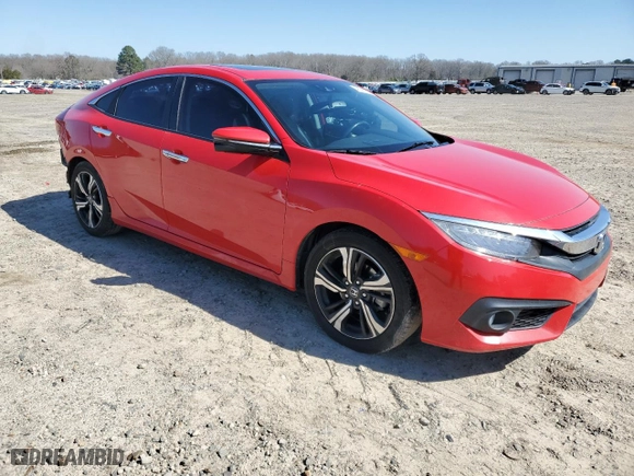 2017 Honda Civic Sedan Touring with VIN 2HGFC1F95HH650416, listed as a Copart auction lot 48398695 with 142,574 mi miles and Salvage Title. Bid and sale history available at carsss.com. Image 4.