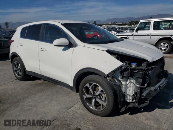 2021 Kia Sportage LX with VIN KNDPM3AC0M7874889, listed as a Copart auction lot 50266895 with 95,470 mi miles and Salvage Title. Bid and sale history available at DreamBid. Image 4.