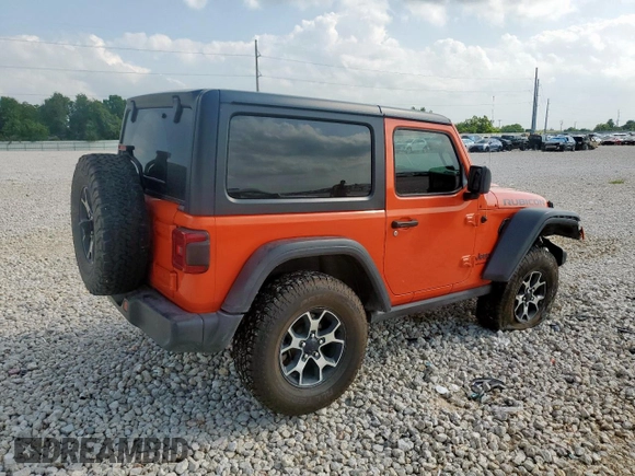 2018 Jeep Wrangler Rubicon with VIN 1C4HJXCGXJW285578, listed as a Copart auction lot 59443035 with 54,989 mi miles and Salvage title. Bid and sale history available at DreamBid. Image 3.