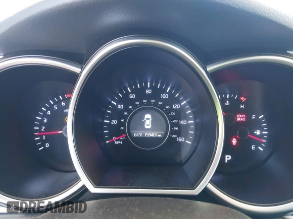 2015 Kia Optima LX with VIN KNAGM4A70F5592109, listed as a IAAI auction lot 42053533 with 159,401 mi miles. Bid and sale history available at carsss.com. Image 7.