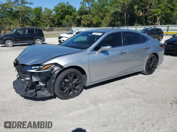 2023 Lexus ES 350 F Sport z VIN 58AJZ1B17PU150006, wystawiony jako Copart lot #49765075 z przebiegiem 22 331 mil mil oraz Szkoda całkowita • Salvage title. Historia ofert i sprzedaży dostępna na DreamBid. Obrazek 1.