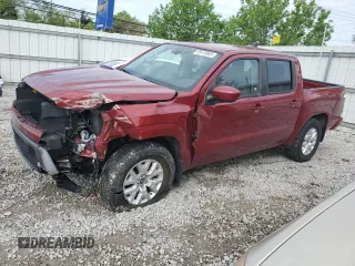 2022 Nissan Frontier S with VIN 1N6ED1EKXNN627399, listed as a Copart auction lot 55418985 with 80,471 mi miles and Salvage title. Bid and sale history available at DreamBid. Image 1.