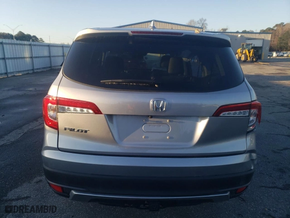 2019 Honda Pilot EX-L with VIN 5FNYF5H5XKB016547, listed as a Copart auction lot 45679445 with 25,334 mi miles and Salvage Title. Bid and sale history available at carsss.com. Image 6.