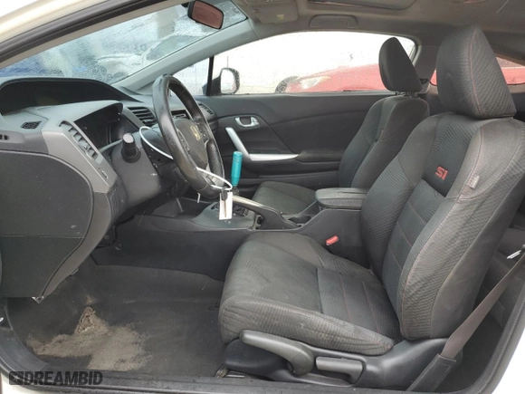 2012 Honda Civic Cpe Si with VIN 2HGFG4A54CH705618, listed as a Copart auction lot 46635875 with 0 mi miles and Clean Title. Bid and sale history available at carsss.com. Image 7.