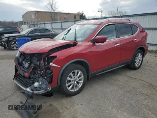 2017 Nissan Rogue S with VIN JN8AT2MV5HW264468, listed as a Copart auction lot 46550275 with 74,006 mi miles and Salvage Title. Bid and sale history available at carsss.com. Image 1.