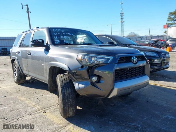 2019 Toyota 4Runner SR5 with VIN JTEBU5JR4K5610914, listed as a IAAI auction lot 41175418 with 101,665 mi miles. Bid and sale history available at carsss.com. Image 1.
