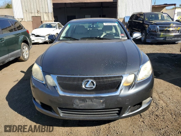 2008 Lexus GS 350 with VIN JTHCE96S780021630, listed as a Copart auction lot 75449024 with 210,978 mi miles and Salvage Title. Bid and sale history available at carsss.com. Image 5.
