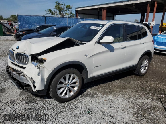 2012 BMW X3 28i with VIN 5UXWX5C5XCL720059, listed as a Copart auction lot 49326465 with 107,977 mi miles and Salvage Title. Bid and sale history available at DreamBid. Image 1.