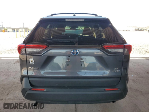 2019 Toyota RAV4 Hybrid LE with VIN JTMLWRFV9KD042648, listed as a Copart auction lot 63061855 with 33,022 mi miles and Salvage title. Bid and sale history available at DreamBid. Image 6.