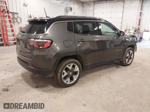 2019 Jeep Compass Limited z VIN 3C4NJDCBXKT806442, wystawiony jako IAAI lot #41745968 z przebiegiem 42 478 mil mil oraz . Historia ofert i sprzedaży dostępna na DreamBid. Obrazek 4.