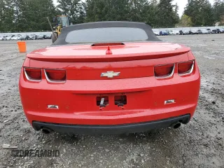 2013 Chevrolet Camaro LT with VIN 2G1FB3D32D9110529, listed as a Copart auction lot 50945235 with 166,837 mi miles and Salvage title. Bid and sale history available at DreamBid. Image 6.