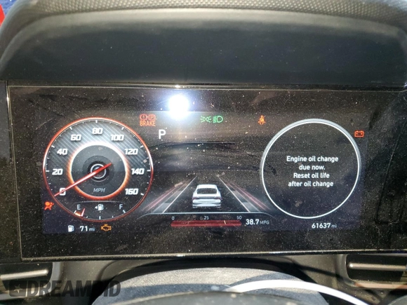 2023 Hyundai Elantra SEL with VIN 5NPLS4AG5PH086316, listed as a Copart auction lot 41998975 with 61,637 mi miles and Salvage Title. Bid and sale history available at DreamBid. Image 9.
