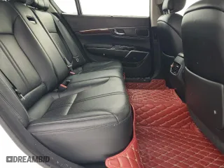 2015 Kia K900 Luxury with VIN KNALW4D41F6022043, listed as a Copart auction lot 87596305 with 80,853 mi miles and Salvage Title. Bid and sale history available at carsss.com. Image 10.