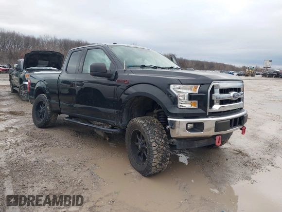 2017 Ford F-150 XL with VIN 1FTEX1E87HFB37824, listed as a IAAI auction lot 41222852 with 86,257 mi miles. Bid and sale history available at carsss.com. Image 12.