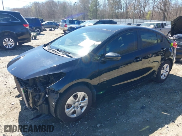 2014 Kia Forte LX with VIN KNAFK4A67E5245996, listed as a IAAI auction lot 41817051 with 133,377 mi miles. Bid and sale history available at carsss.com. Image 18.