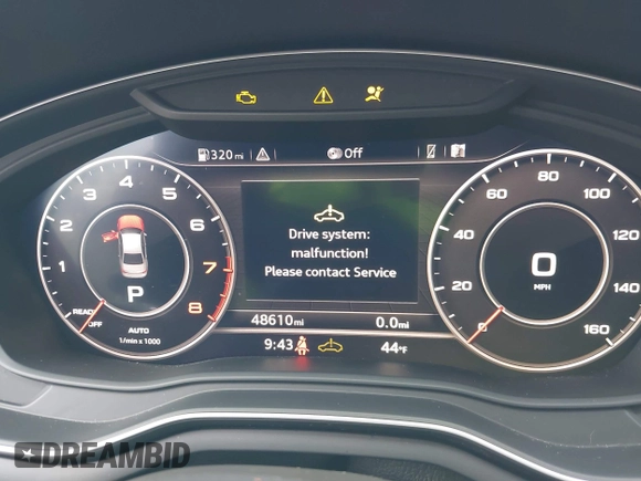 2017 Audi A4 Season of Audi Premium with VIN WAUDNAF48HN039739, listed as a IAAI auction lot 41744481 with 48,610 mi miles. Bid and sale history available at carsss.com. Image 7.