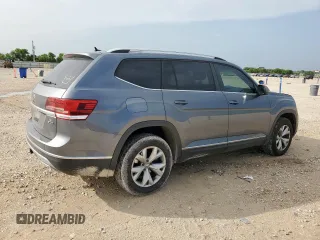 2018 Volkswagen Atlas SEL with VIN 1V2MR2CA1JC504966, listed as a Copart auction lot 62826685 with 177,774 mi miles and Salvage title. Bid and sale history available at DreamBid. Image 3.