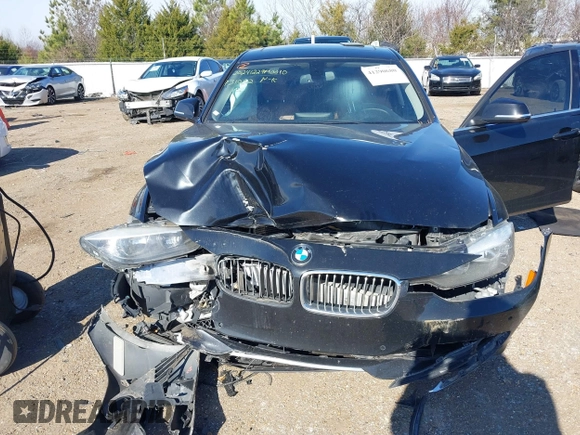 2014 BMW 3 Series 328i with VIN WBA3A5G5XENP31082, listed as a IAAI auction lot 41290680 with Not Provided miles. Bid and sale history available at carsss.com. Image 6.