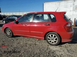 2005 Kia Spectra with VIN KNAFE161455146328, listed as a Copart auction lot 77605534 with 110,605 mi miles and Salvage Title. Bid and sale history available at carsss.com. Image 2.