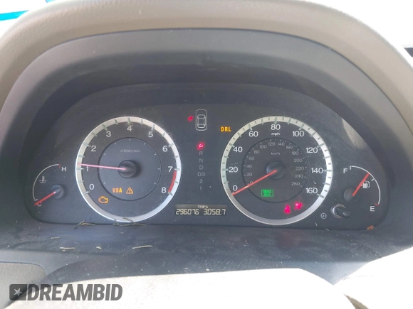2009 Honda Accord EX with VIN 1HGCP26749A104878, listed as a IAAI auction lot 42248625 with 296,076 mi miles and . Bid and sale history available at DreamBid. Image 7.