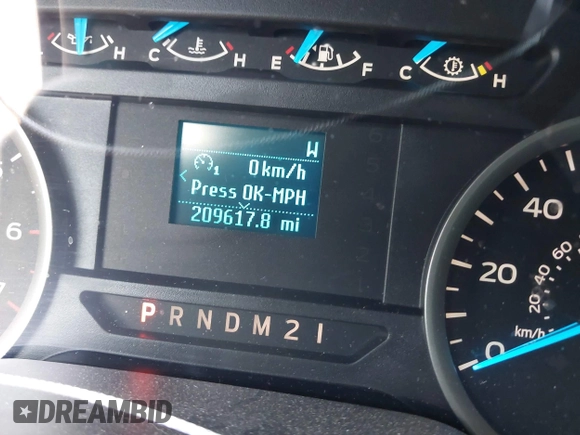 2017 Ford F-150 XL with VIN 1FTEW1CP6HKD75328, listed as a IAAI auction lot 42400974 with 209,617 mi miles and . Bid and sale history available at DreamBid. Image 15.