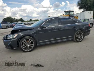 2016 Volkswagen Passat 1.8T R-Line w/Comfort Pkg with VIN 1VWAS7A36GC045076, listed as a Copart auction lot 71156064 with 89,306 mi miles and Salvage Title. Bid and sale history available at carsss.com. Image 1.