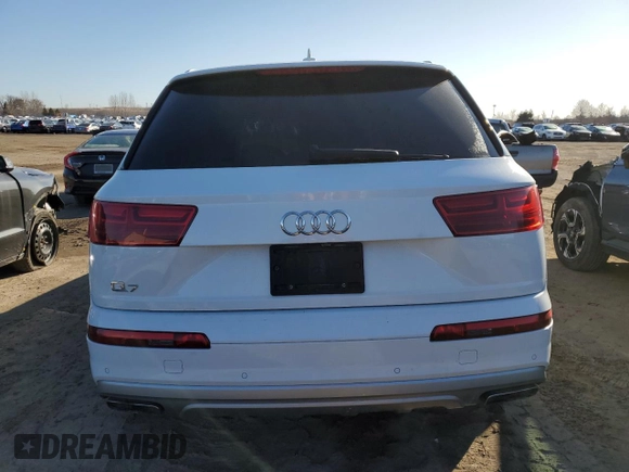 2019 Audi Q7 Prestige with VIN WA1VAAF75KD011398, listed as a Copart auction lot 49524945 with 103,306 mi miles and Salvage Title. Bid and sale history available at carsss.com. Image 6.