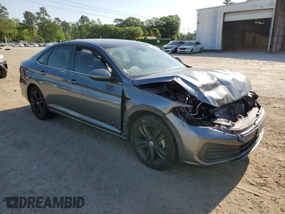 2023 Volkswagen Jetta SE with VIN 3VW7M7BU2PM003577, listed as a Copart auction lot 53383185 with 44,747 mi miles and Salvage title. Bid and sale history available at DreamBid. Image 4.
