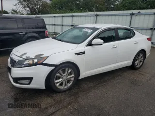 2013 Kia Optima EX with VIN 5XXGN4A7XDG205946, listed as a Copart auction lot 64239325 with 166,178 mi miles and Salvage title. Bid and sale history available at DreamBid. Image 1.