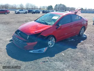 2019 Hyundai Elantra SEL with VIN 5NPD84LF6KH448542, listed as a IAAI auction lot 41661274 with 86,870 mi miles. Bid and sale history available at carsss.com. Image 2.